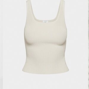 Babaton Sulpt Knit Square-Neck Tank Top